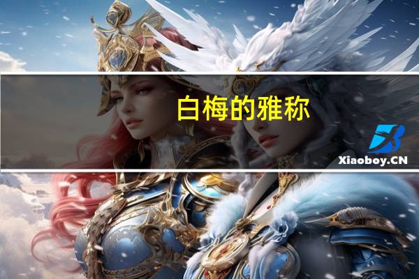 白梅的雅称