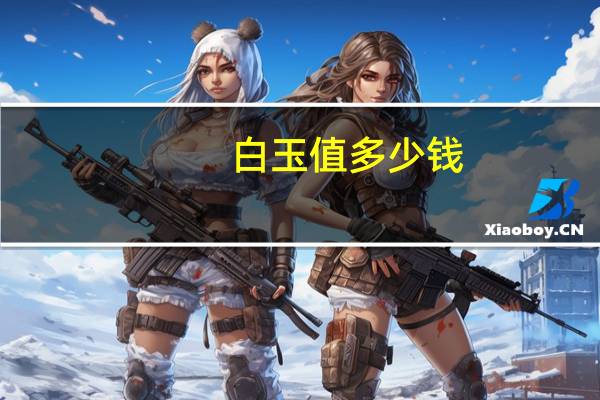 白玉值多少钱