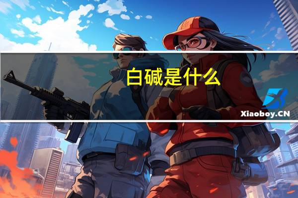 白碱是什么