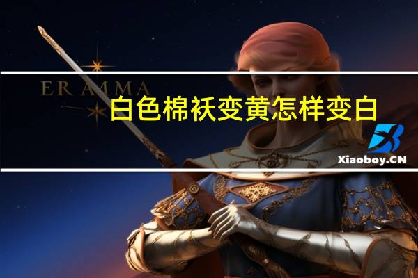 白色棉袄变黄怎样变白