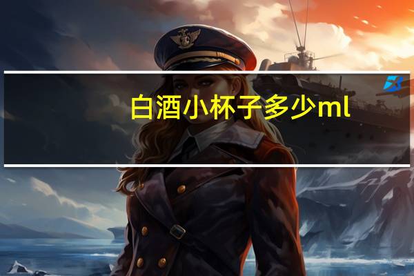 白酒小杯子多少ml
