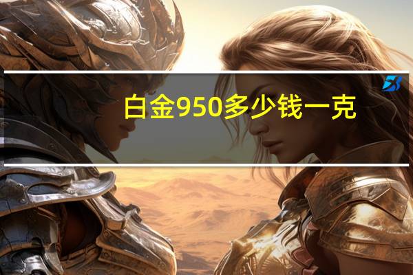 白金950多少钱一克