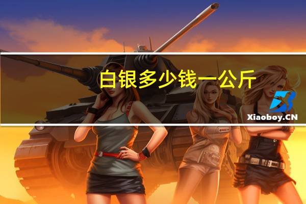 白银多少钱一公斤