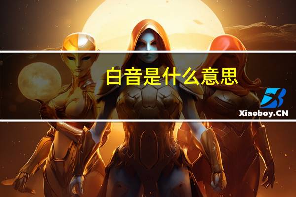 白音是什么意思