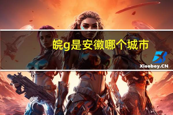 皖g是安徽哪个城市