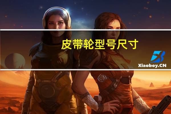 皮带轮型号尺寸