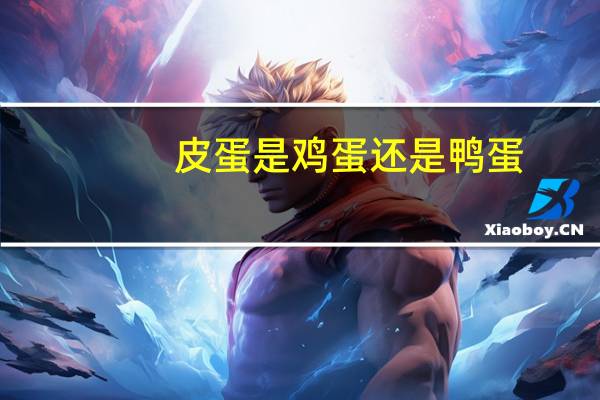 皮蛋是鸡蛋还是鸭蛋