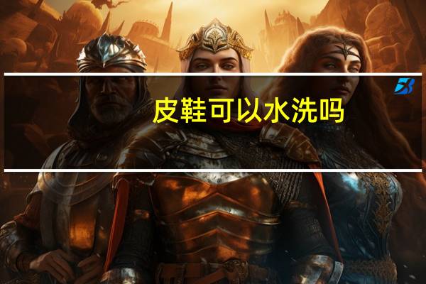 皮鞋可以水洗吗