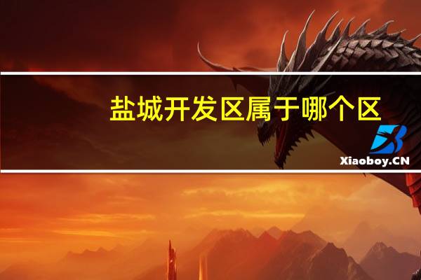 盐城开发区属于哪个区