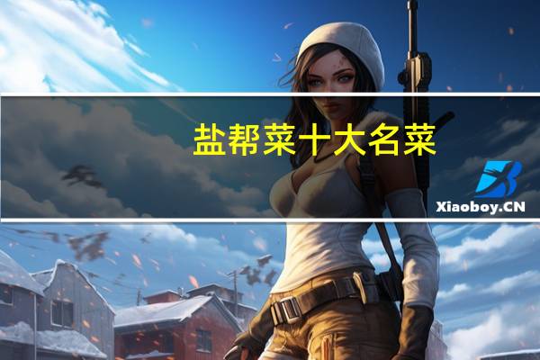 盐帮菜十大名菜