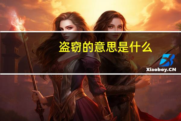 盗窃的意思是什么