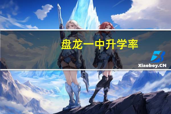 盘龙一中升学率