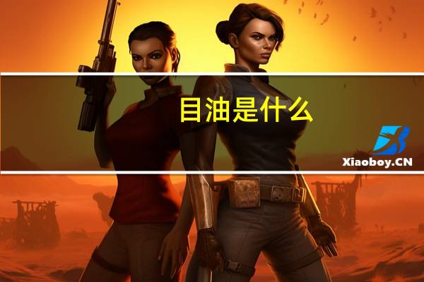 目油是什么