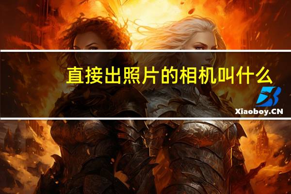 直接出照片的相机叫什么