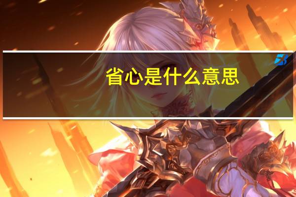 省心是什么意思