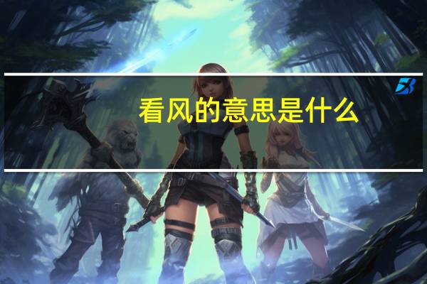 看风的意思是什么