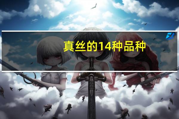 真丝的14种品种