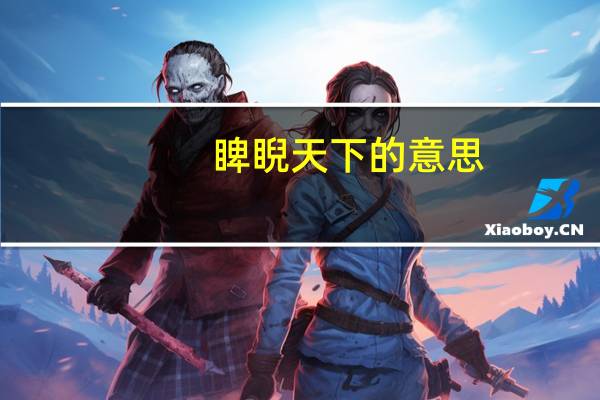 睥睨天下的意思