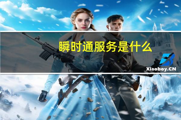 瞬时通服务是什么