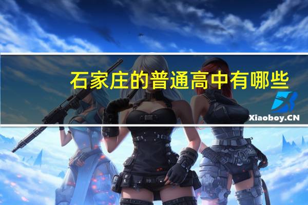石家庄的普通高中有哪些