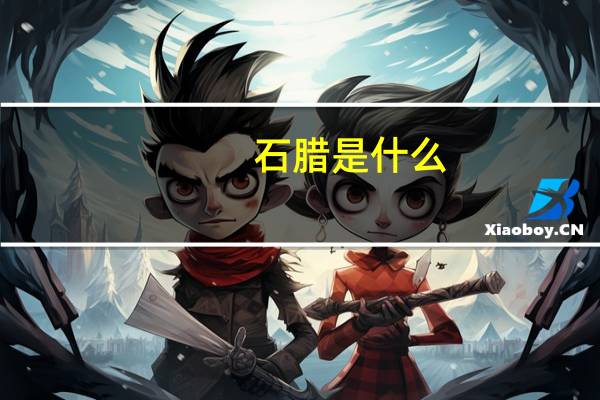 石腊是什么