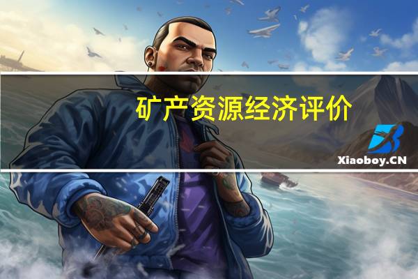 矿产资源经济评价