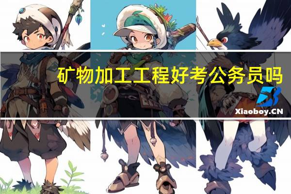 矿物加工工程好考公务员吗
