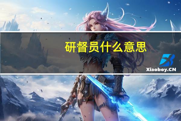 研督员什么意思