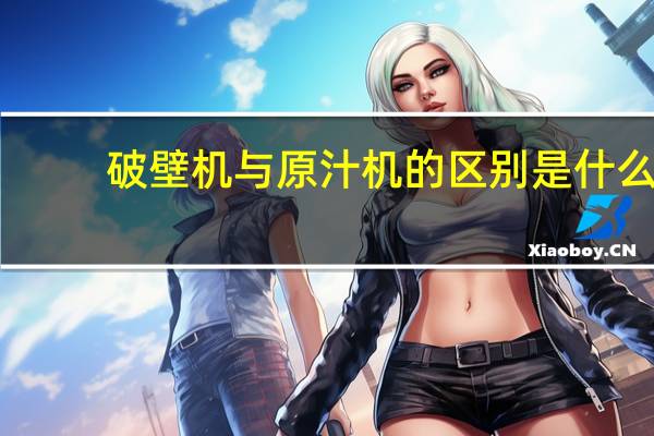 破壁机与原汁机的区别是什么
