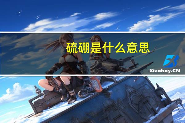 硫硼是什么意思