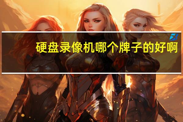 硬盘录像机哪个牌子的好啊