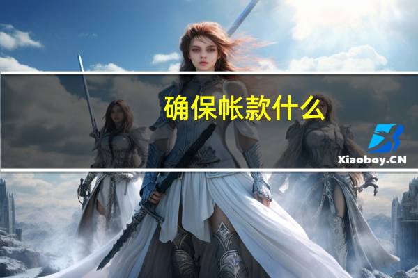 确保帐款什么