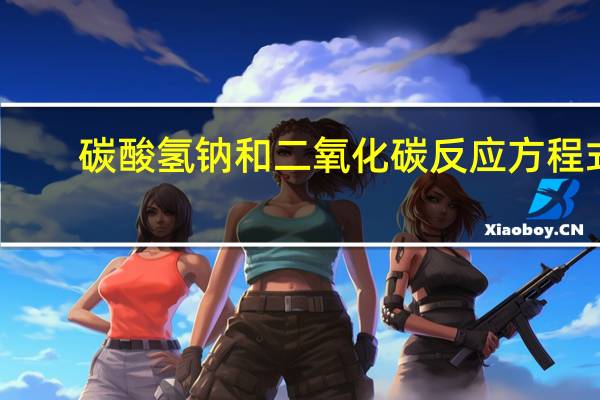 碳酸氢钠和二氧化碳反应方程式