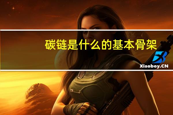 碳链是什么的基本骨架