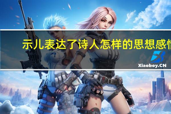 示儿表达了诗人怎样的思想感情