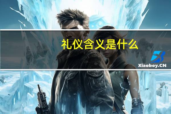 礼仪含义是什么