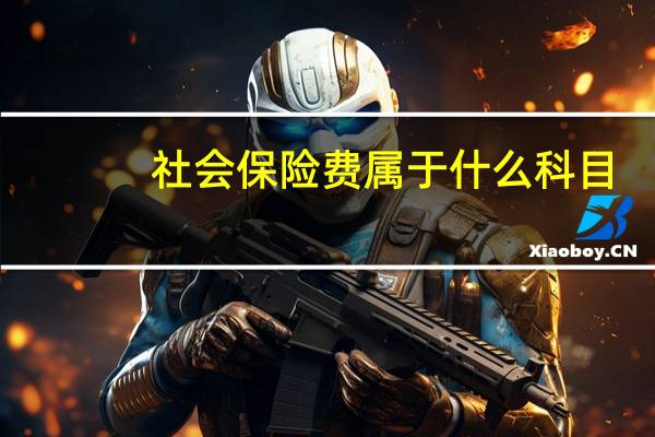 社会保险费属于什么科目