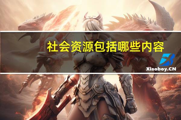 社会资源包括哪些内容