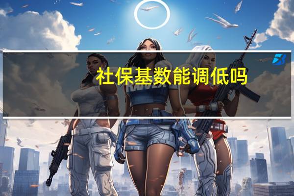 社保基数能调低吗