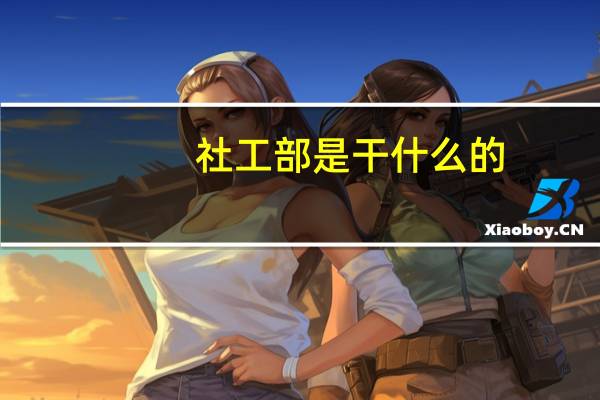 社工部是干什么的
