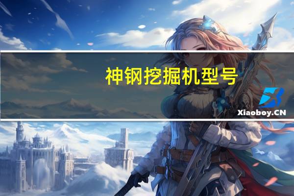 神钢挖掘机型号