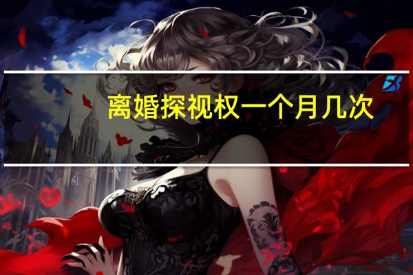 离婚探视权一个月几次