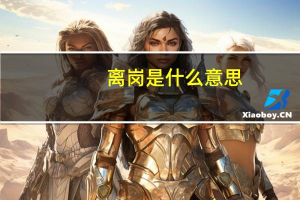 离岗是什么意思