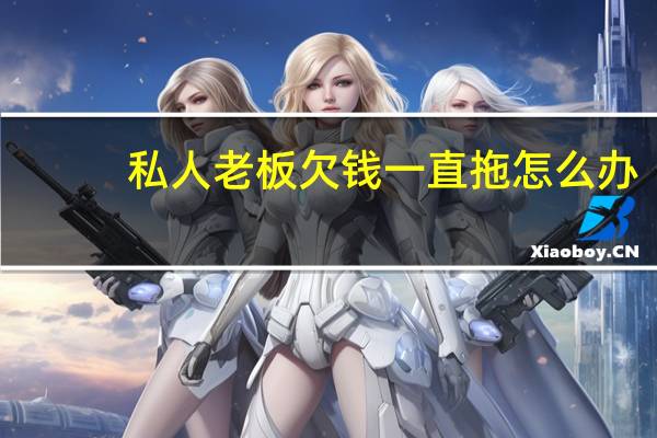 私人老板欠钱一直拖怎么办