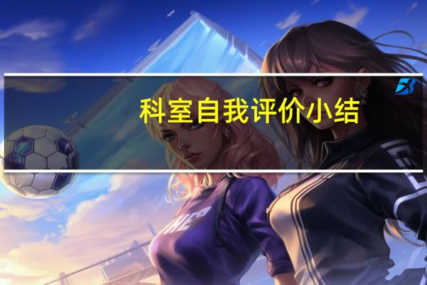 科室自我评价小结