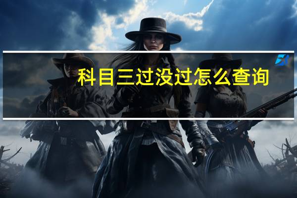 科目三过没过怎么查询