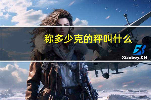 称多少克的秤叫什么