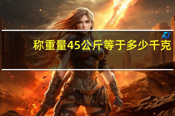 称重量45公斤等于多少千克