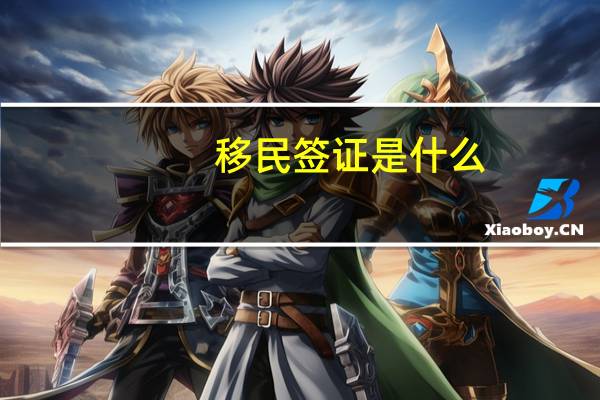 移民签证是什么