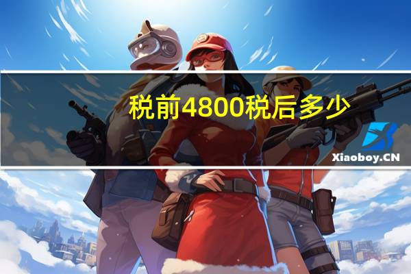 税前4800税后多少